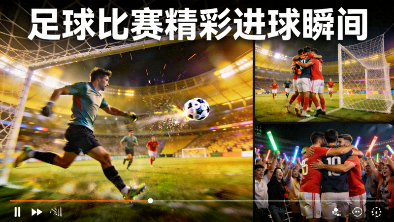 足球比赛精彩进球瞬间视频集锦